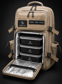 Thermo Tech® Meal Prep Backpack – Beige 45L