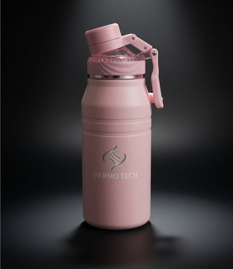 Thermo Tech Insulated Stainless Steel Water Bottle - Pink