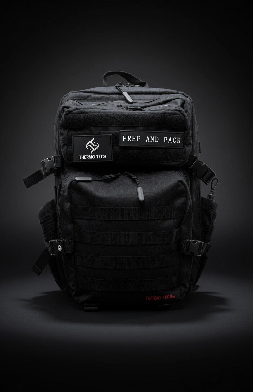 The Thermo Tech 900D Insulated Meal Prep Backpack - Black