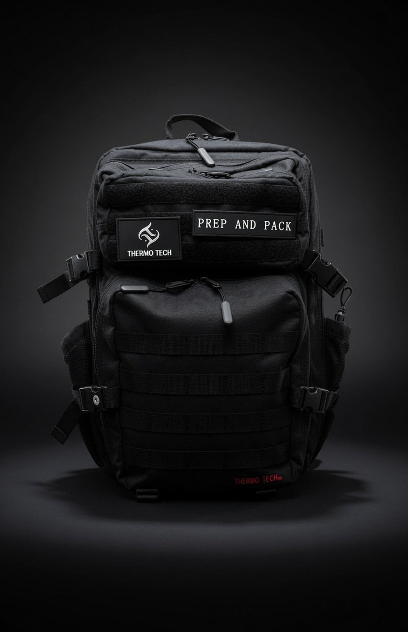 The Thermo Tech 900D Insulated Meal Prep Backpack - Black
