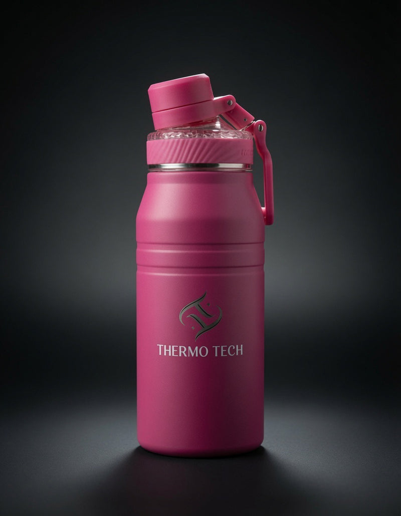 Thermo Tech -stainless steel water bottle -limited edition-Hot pink