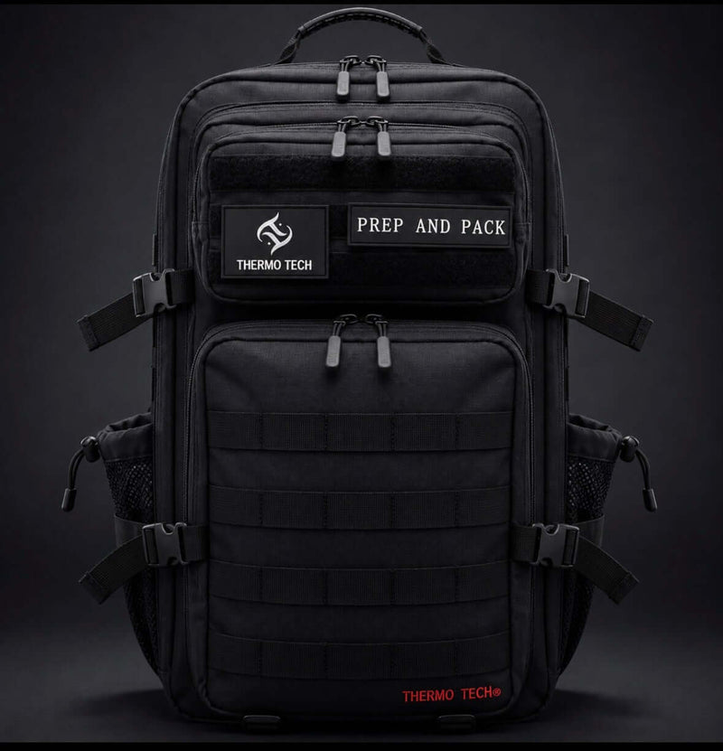 Thermo Tech® Meal Prep Backpack – Black 45L