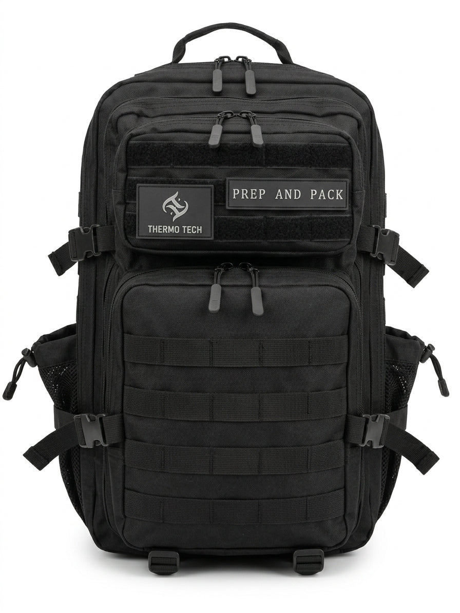 The Thermo Tech 900D Insulated Meal Prep Backpack - Black
