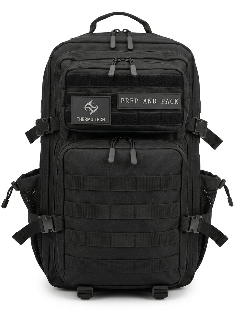 The Thermo Tech 900D Insulated Meal Prep Backpack - Black
