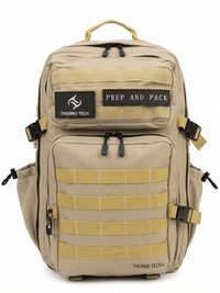 The Thermo Tech 900D Insulated Meal Prep Backpack - beige
