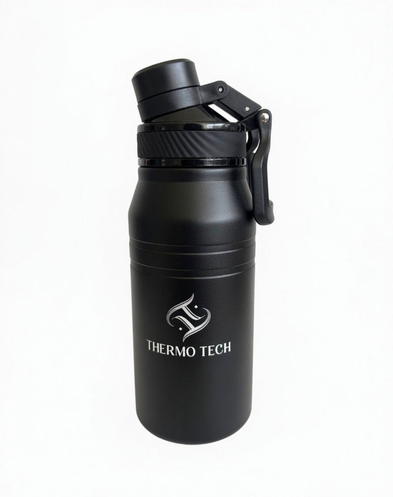 Thermo Tech Insulated Stainless Steel Water Bottle - Black